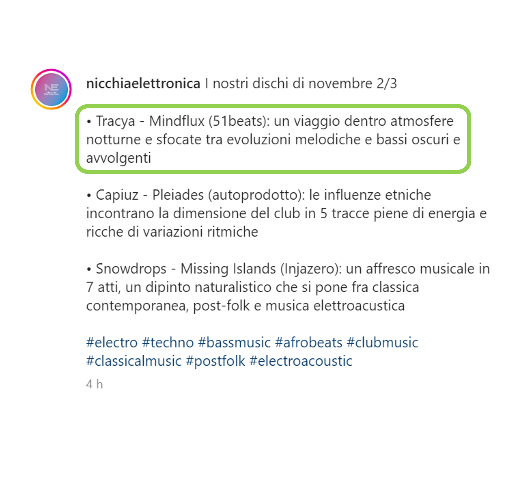[REVIEW] Tracya @Nicchiaelettronica! – 51beats